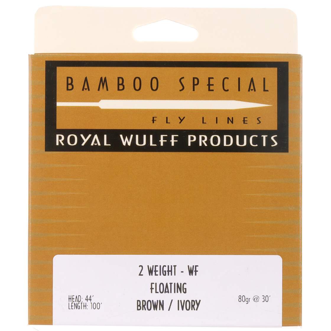 Royal Wulff Bamboo Special Floating WF Fliegenschnur Ivory Brown