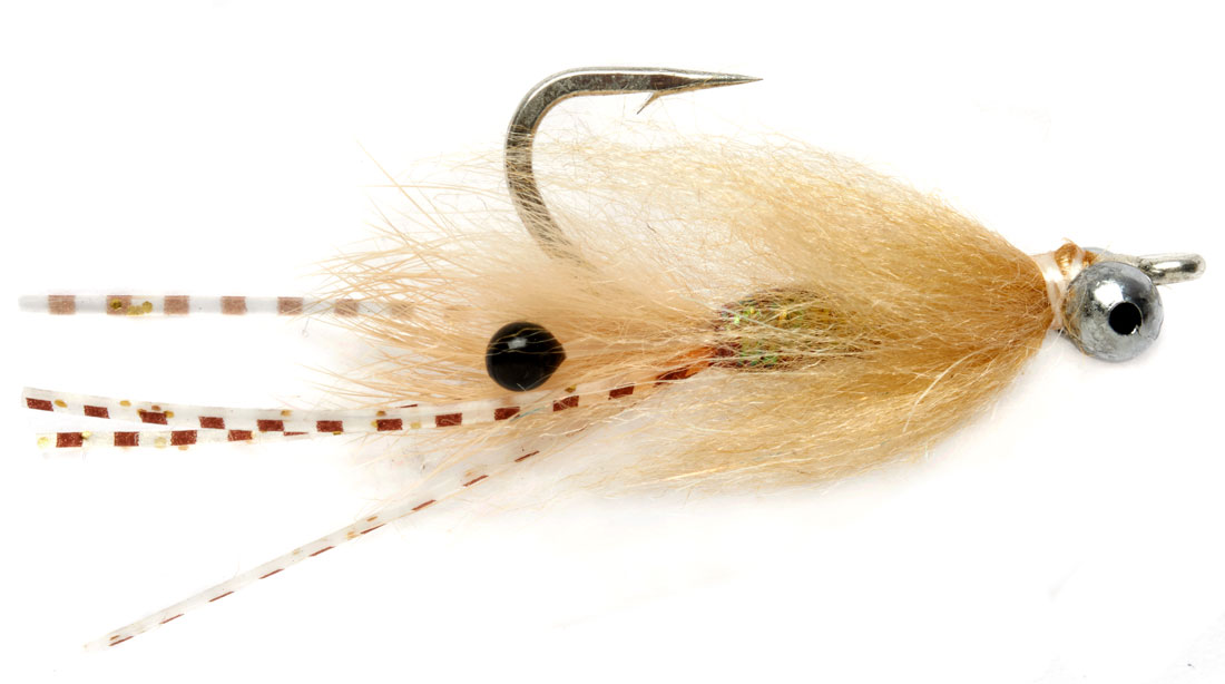 Fulling Mill Salzwasserfliege - Vlahos Bahamas Shrimp tan