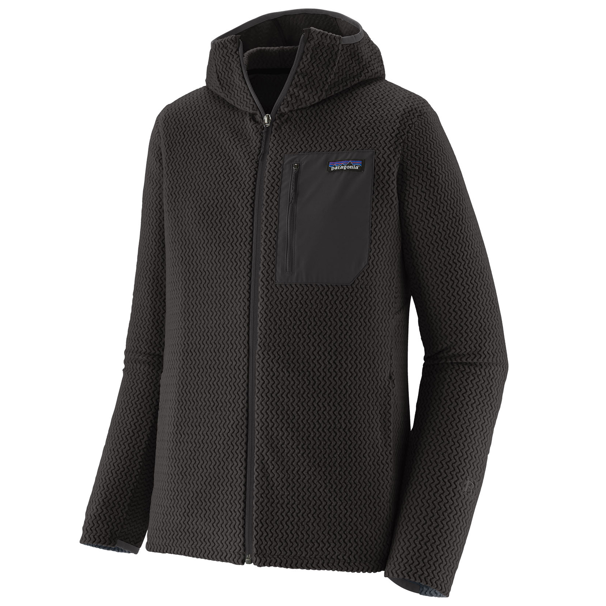 Patagonia R1 Air Full-Zip Hoody BLK - Black Patagonia R1 Air Full-Zip Hoody BLK - Black