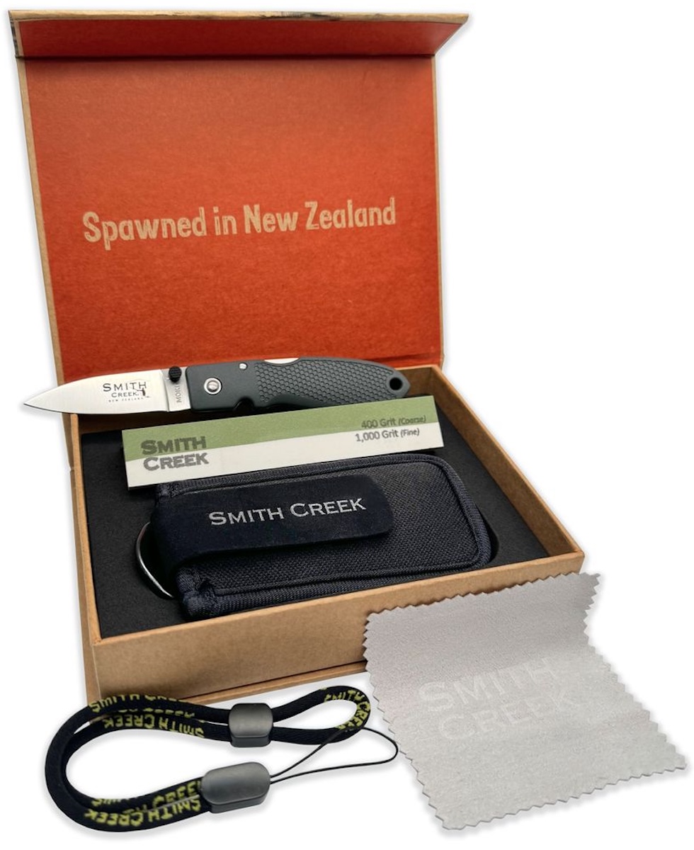 Smith Creek Pike Tooth Folding Knife Kit Messer Slate Grey