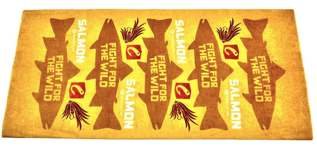 P-26620_Frodien_Flies_Salar_Salmon_Nacken_Halstuch_Yellow_ Frödin Salar Salmon Club Neck Tube Nacken- und Halswärmer yellow