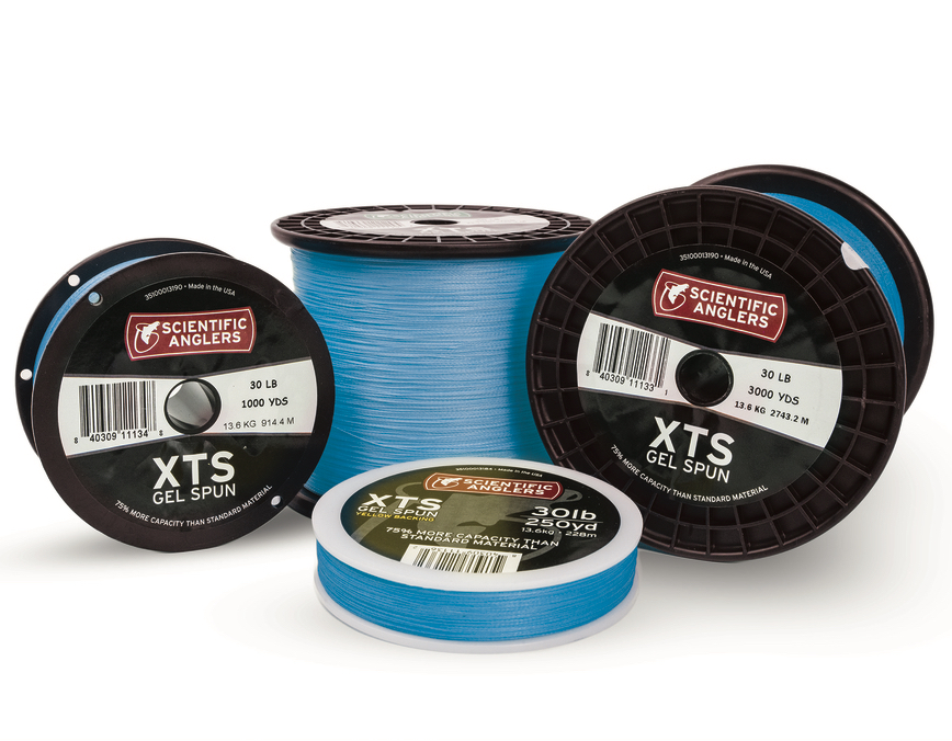 ScientificAnglers-XTS-Gel-Spun-Backing-blue 3M Scientific Anglers GSP XTS Gel Spun Backing von Großspule blue