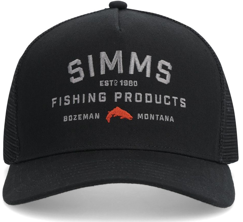 P-25503_Simms_Double_Haul_Trucker_Hat_Balck_ Simms Double Haul Trucker Cap Schirmmütze black