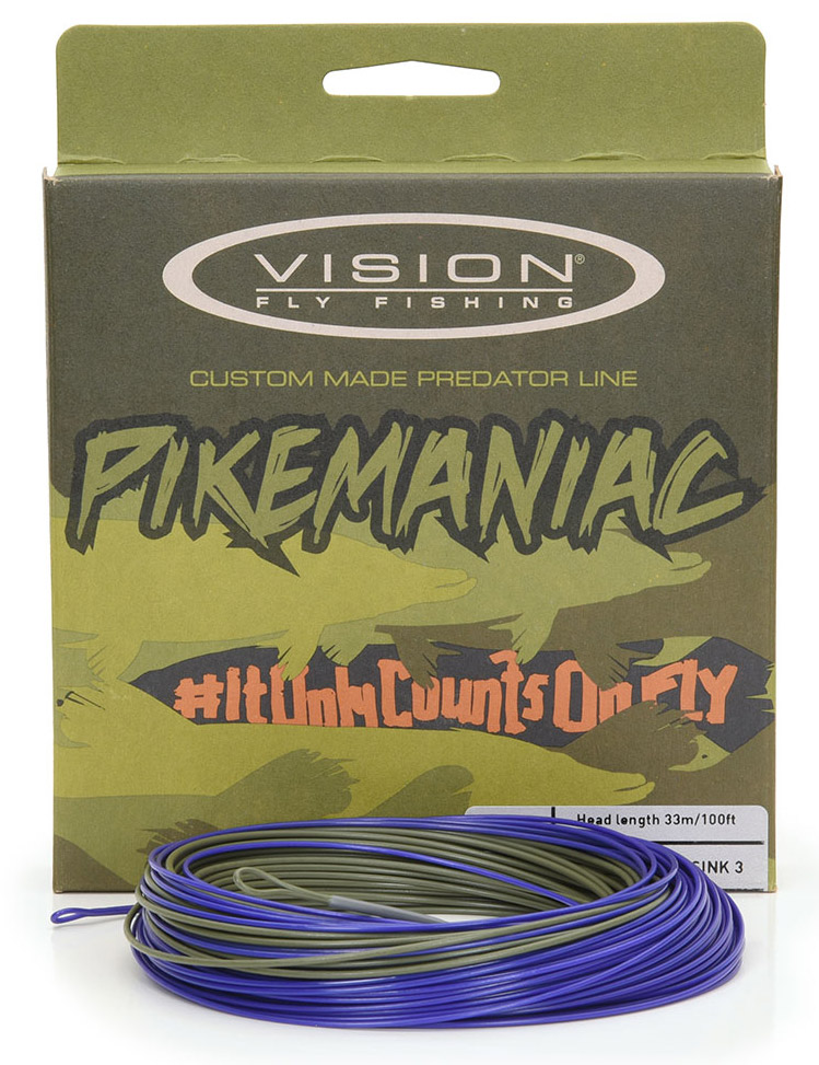 Vision_Pikemaniac_Sink3_Color Vision Pikemaniac Fliegenschnur Sink 3
