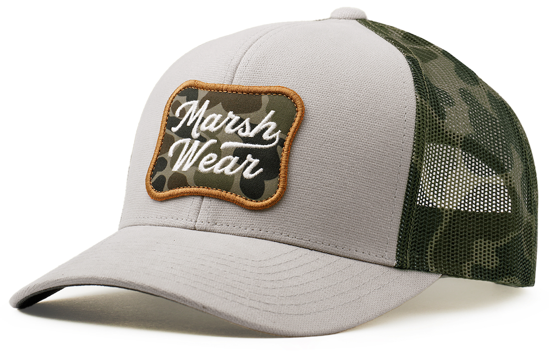 P-29388_Marsh_Wear_Roadside_Trucker_Kappe_Stone_ Marsh Wear Roadside Trucker Cap Stone