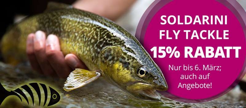15% auf Soldarini Fly Tackle bis 6.3.
