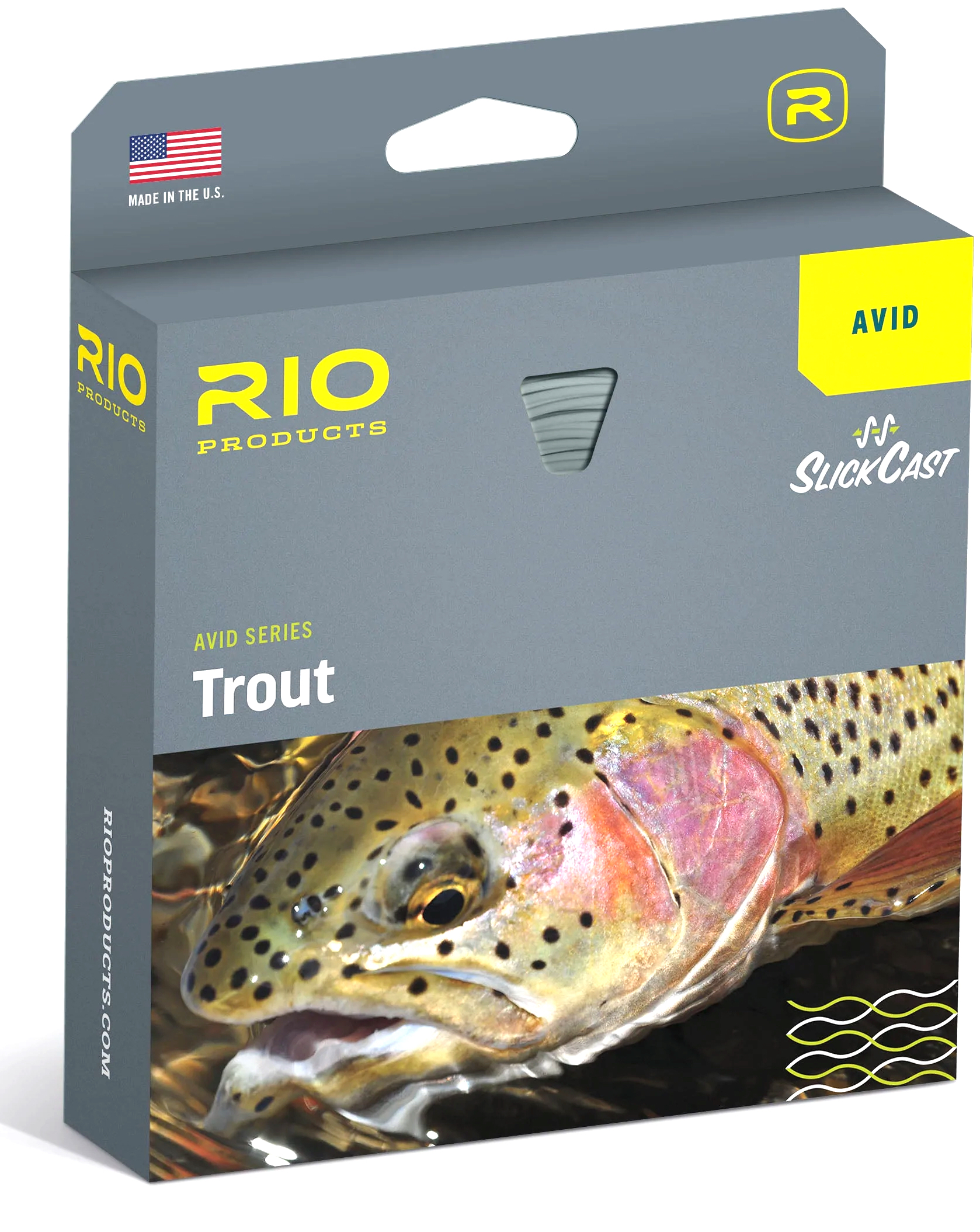 P-24105_Rio_Avid_Gold_Fliegenschnur_ Rio Avid Trout Gold Fliegenschnur gold