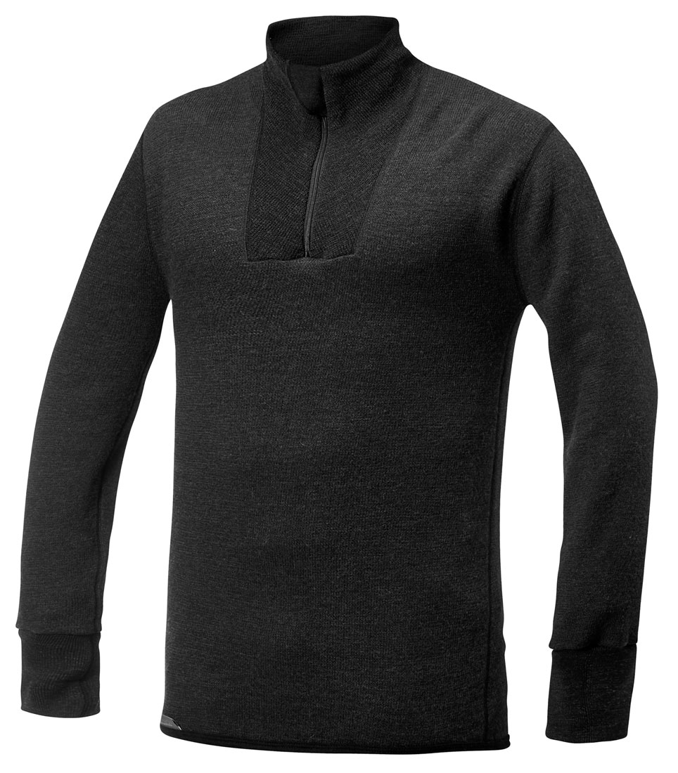 Woolpower_Zip_Turtleneck_400_Langarmshirt_black_1