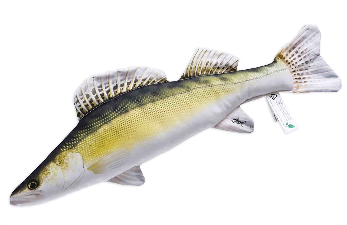 P-29174_Fischkissen_Kuscheltier_Zander_50cm Fischkissen Kuscheltier Zander 50cm