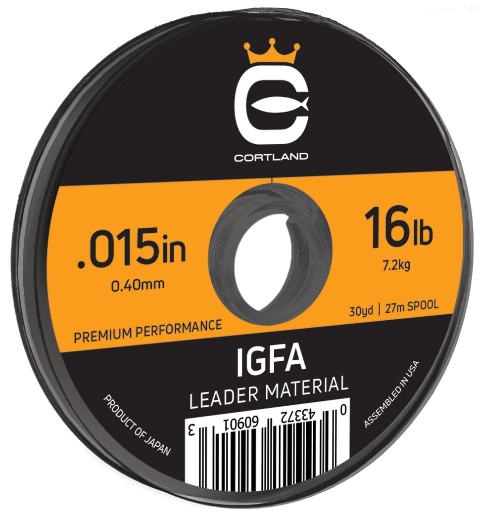 Cortland IGFA CLASS Leader Material Nylon Tippet - Vorfachmaterial 30 yds