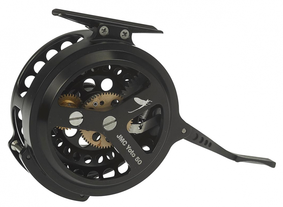 JMC Yoto Nymph halbautomatische Euronymph Fliegenrolle black