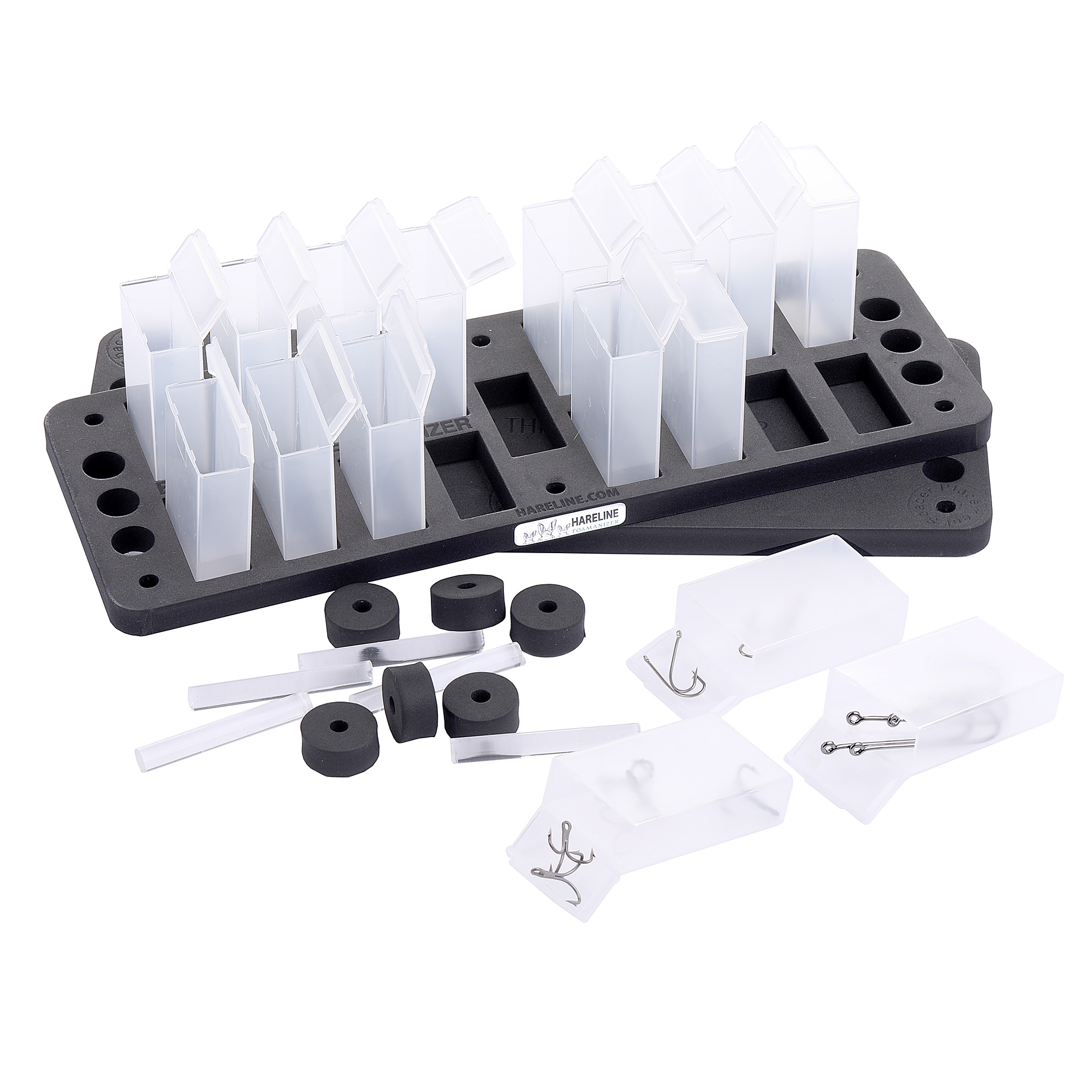 Hareline Foamanizer Large Hook Box Storage Station - Aufbewahrungsstation für den Bindetisch