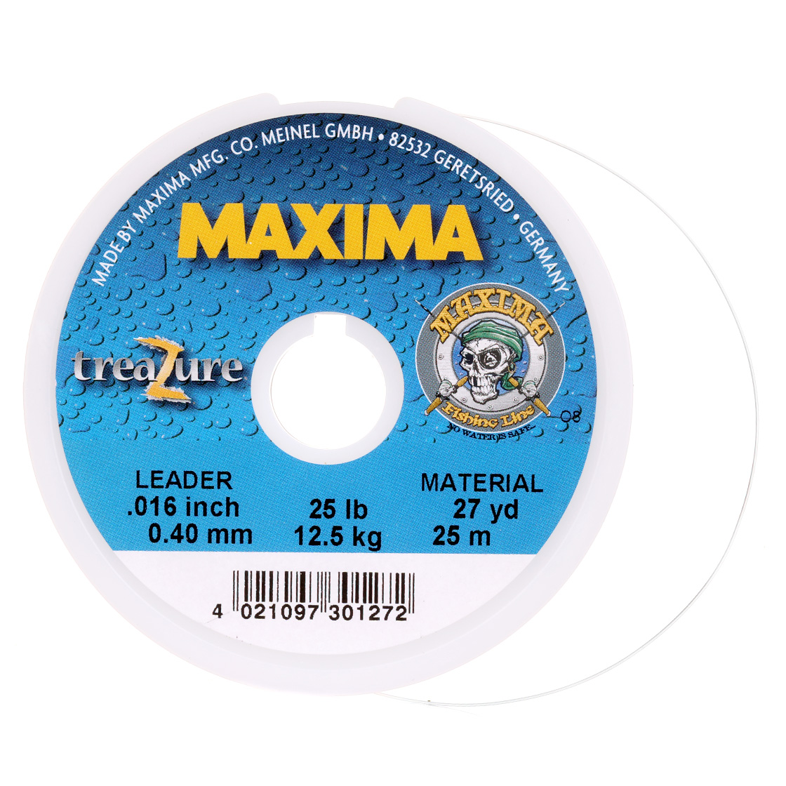Maxima Treazure Tippet 25 m Vorfachmaterial Clear