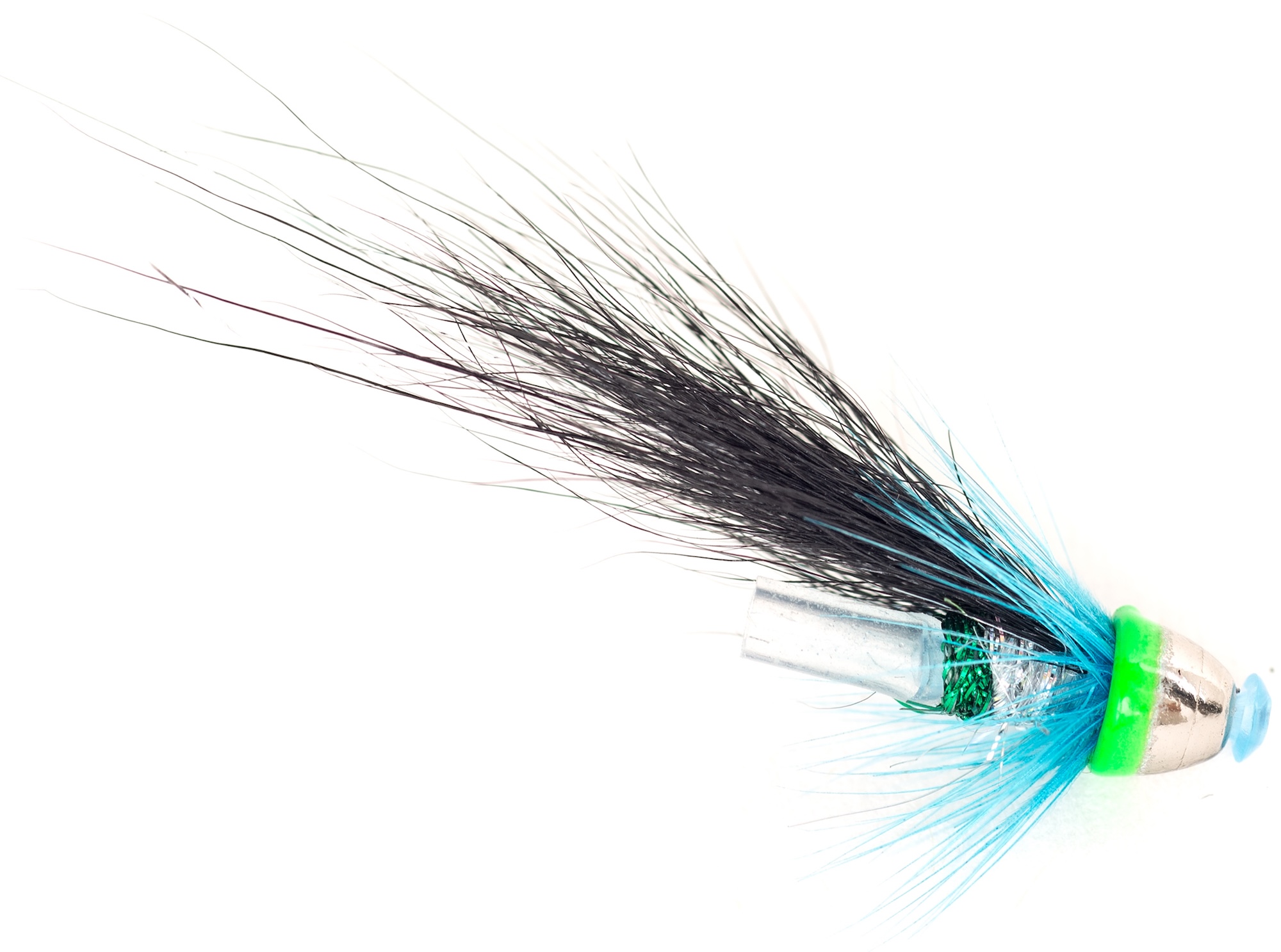 Guideline Lachsfliege Blue Metallica Tungsten Micro Cone 3.5mm Tubenfliege