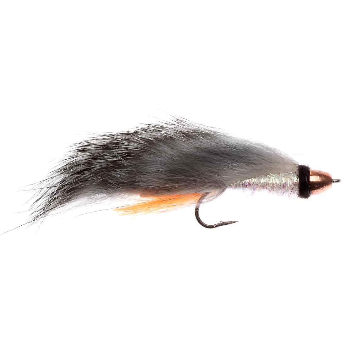 Catchy Flies Streamer - CF91 UH Zonker grey