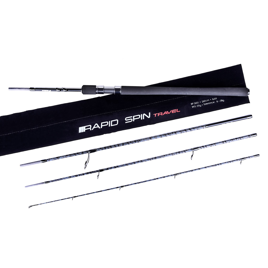 Sportex Rapid Travel Spin Spinnrute 4-teilig