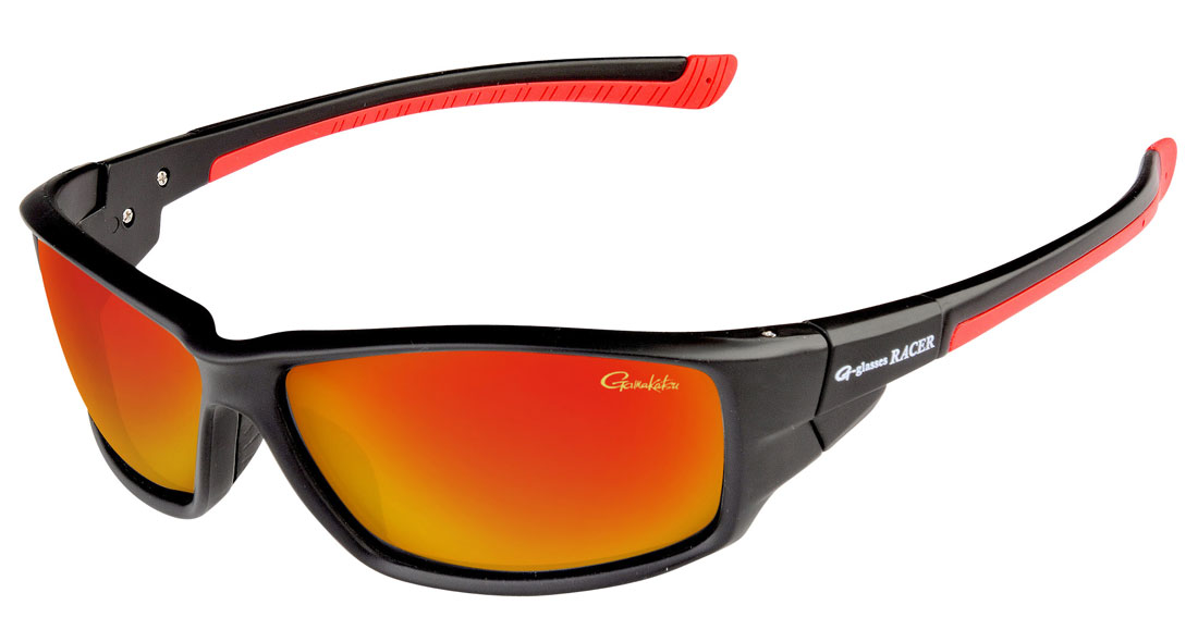 Gamakatsu G-Glasses Racer Polbrille Gray Red Mirror