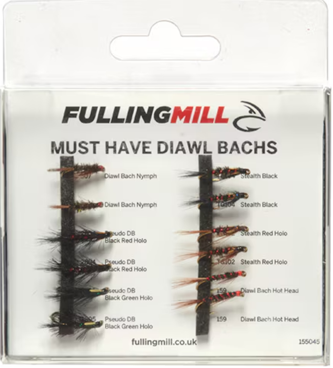 Fulling Mill Must Have Diawl Bachs Fliegenset