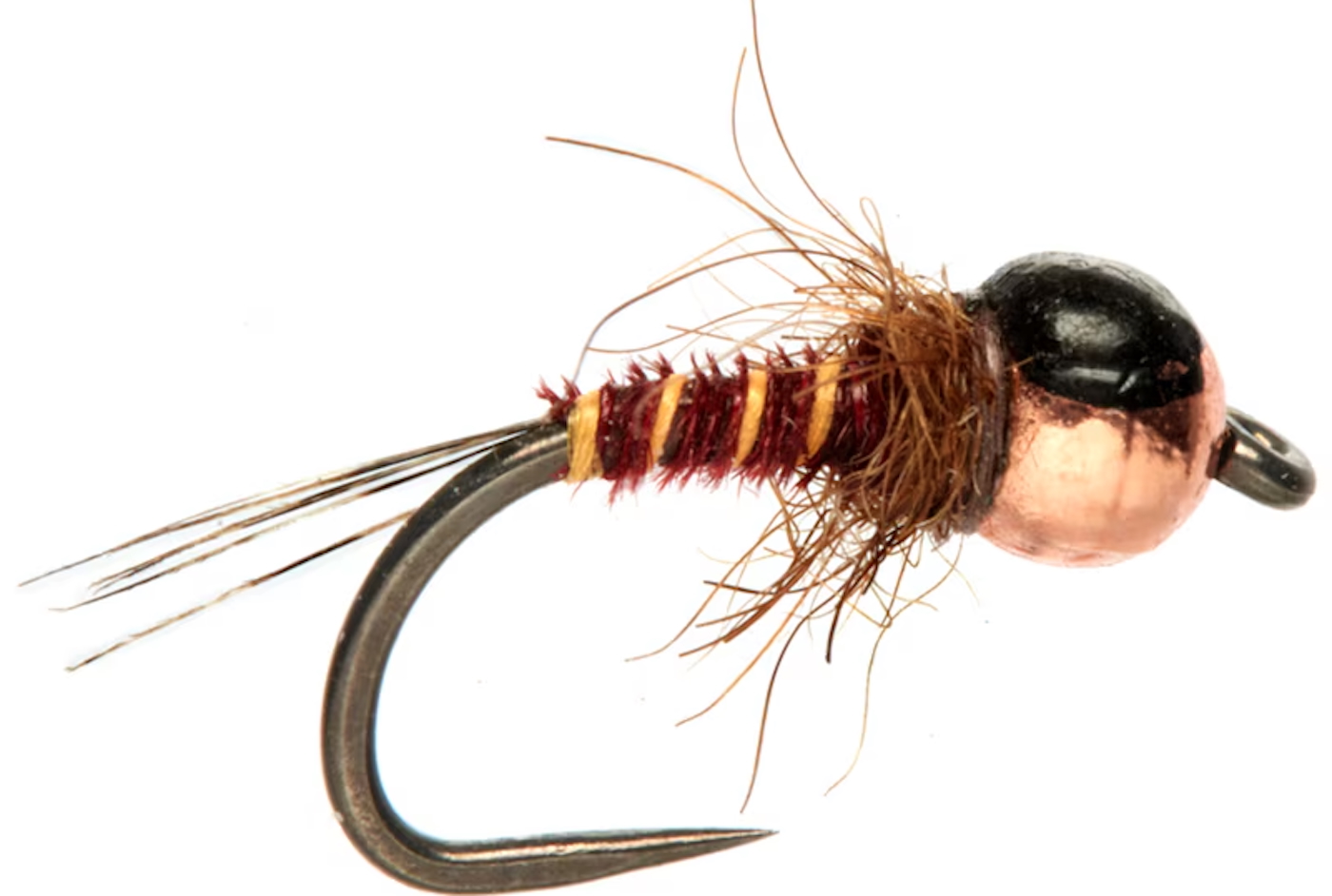 Fulling Mill Juglaret's MF Orange Nymph Barbless