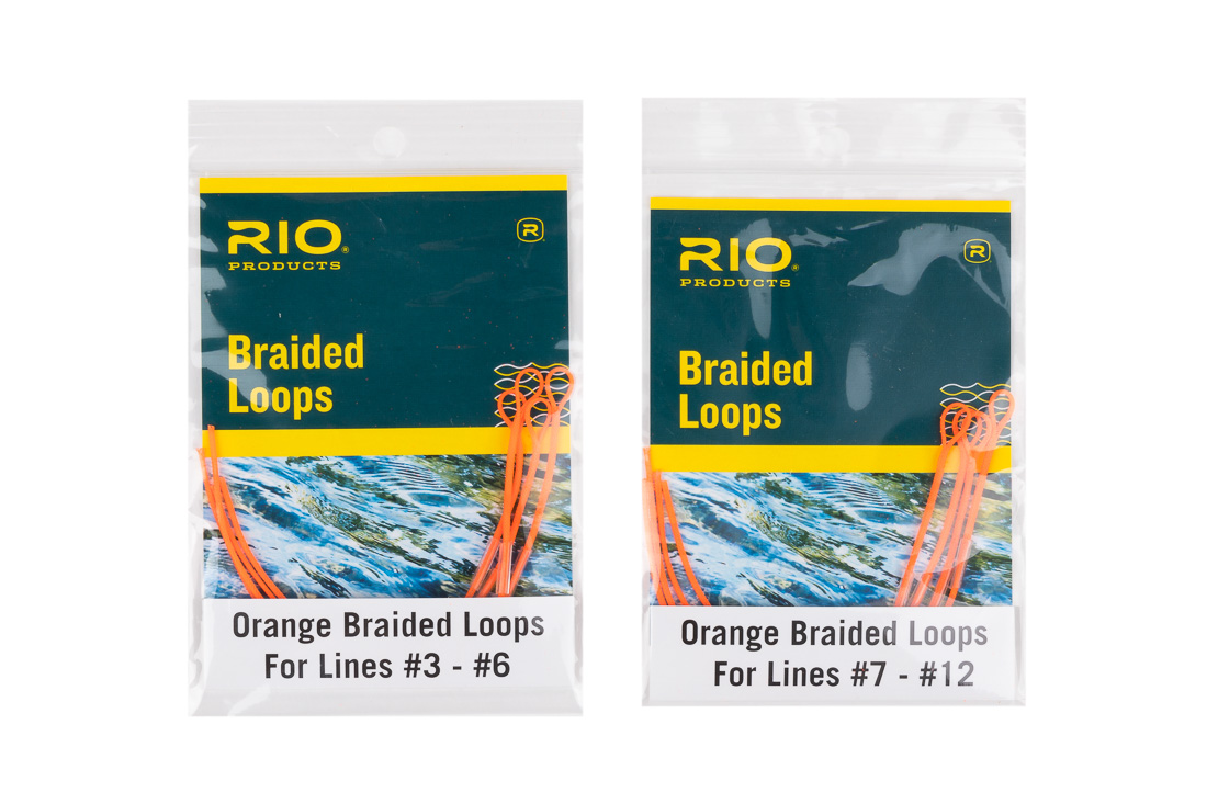 Rio Braided Loops geflochtene Schlaufe Orange
