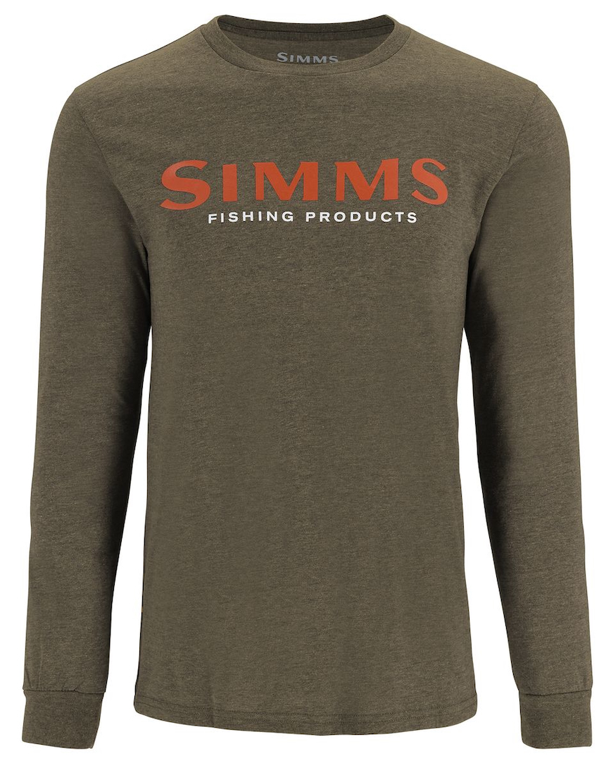 P-28406_Simms_logo_LS_Shirt_Loden_HEather_2 Simms Logo Shirt LS - Longsleeve Loden Heather