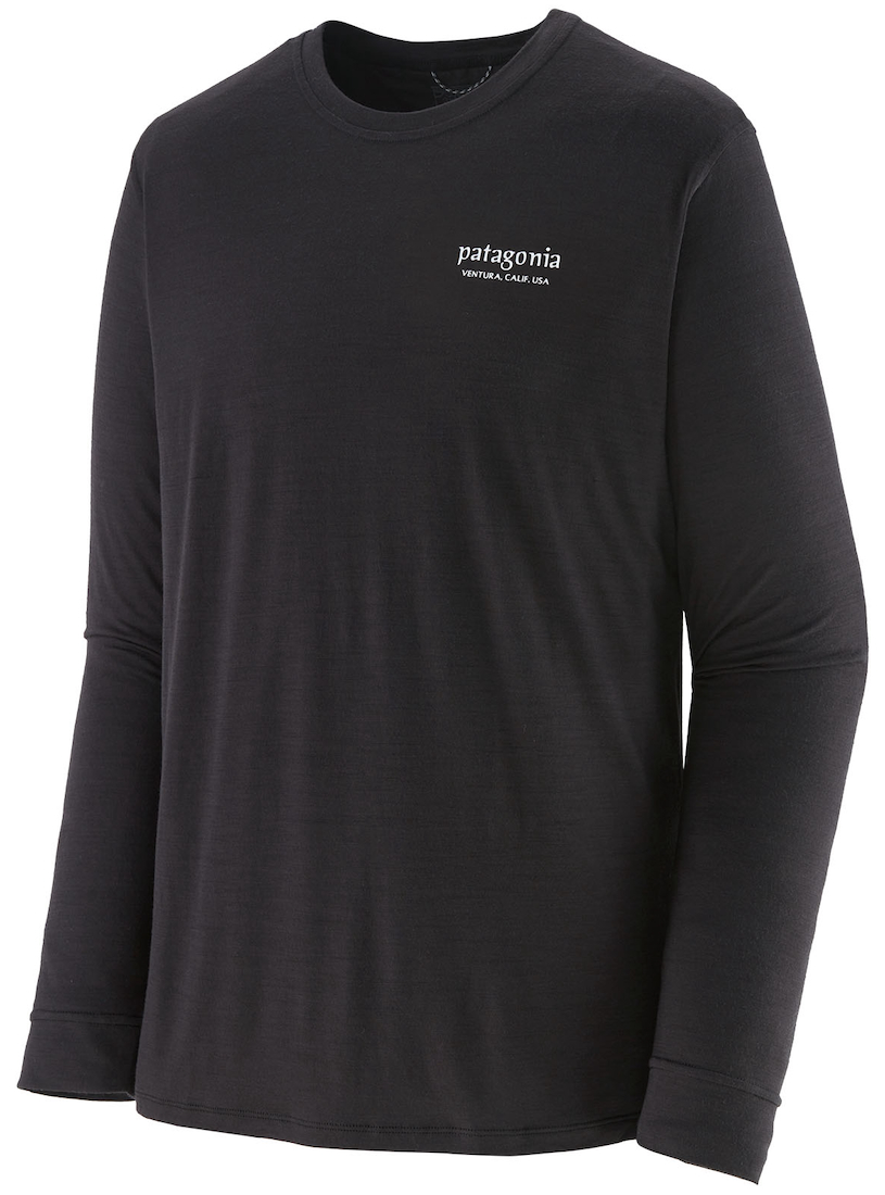 Patagonia L/S Cap Cool Merino Blend Graphic Shirt HEBK