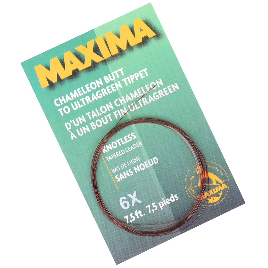 Maxima Knotless Tapered Leader 7,5 ft konisches Vorfach
