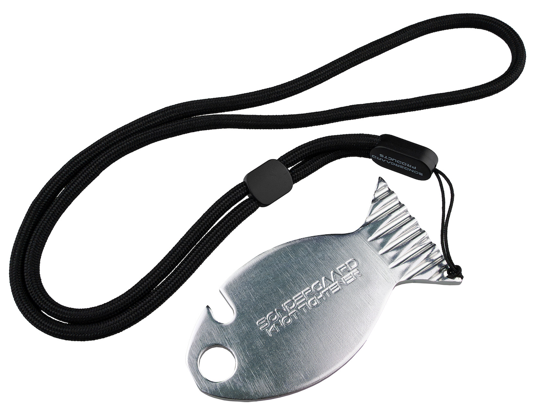 P-25630_Future_Fly_Knot_Tightener_Tool_Silver_ Future Fly Knot Tightener Alu Silver with Lanyard