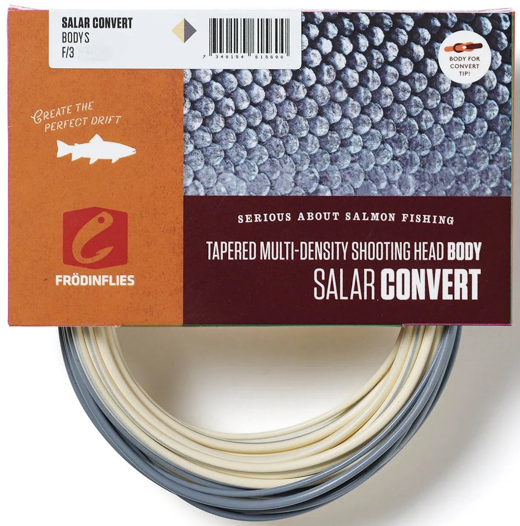 Frödin Salar Convert Short Spey Singlehand Shooting Head Floating-Sink3 Schusskopf