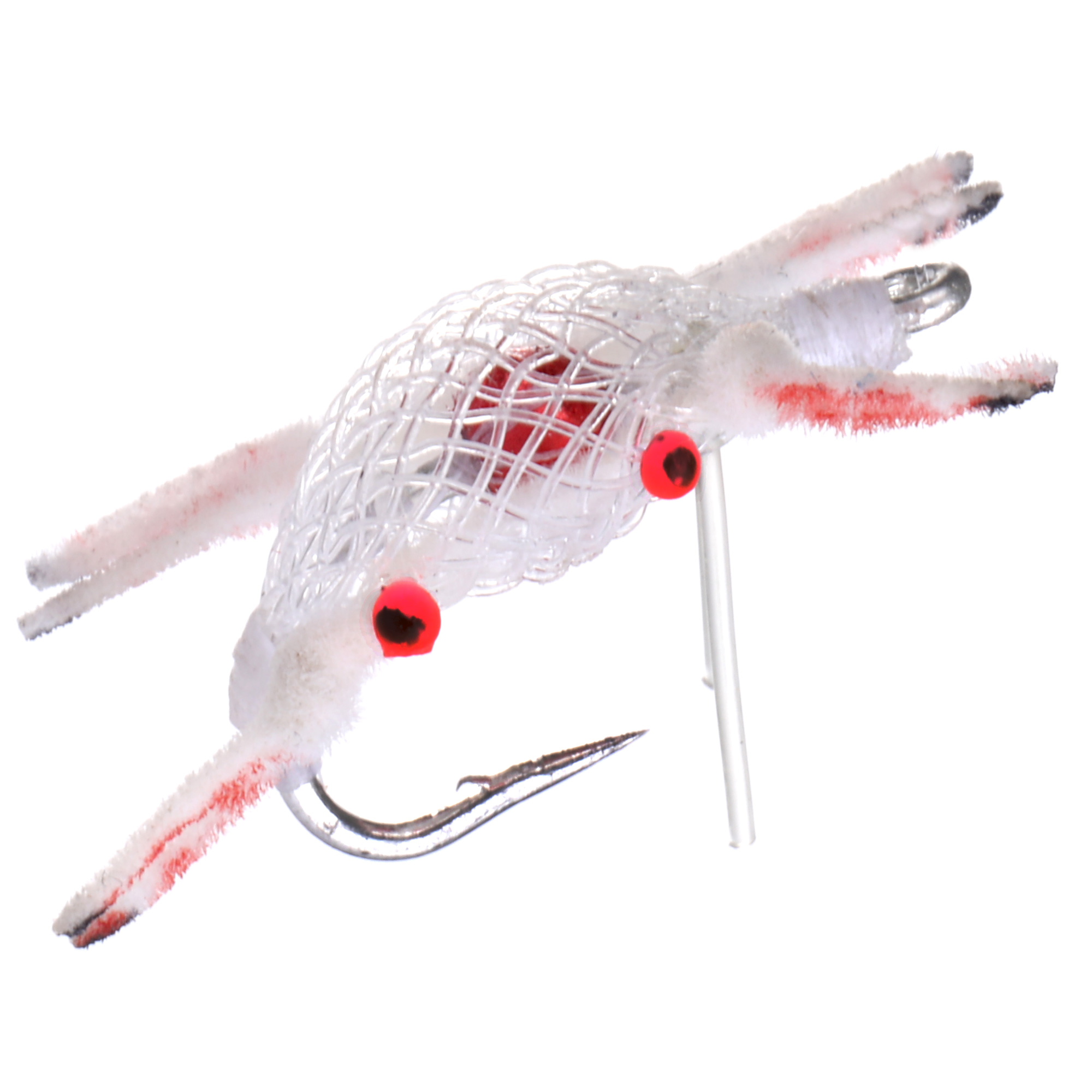Superflies Alphlexo Crab Mini Clear White Barred Legs Red Hotspot
