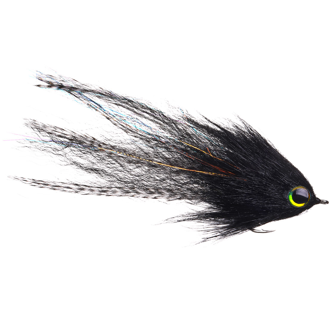 Superflies Salzwasserfliege Baitfish GT-Brush-Black