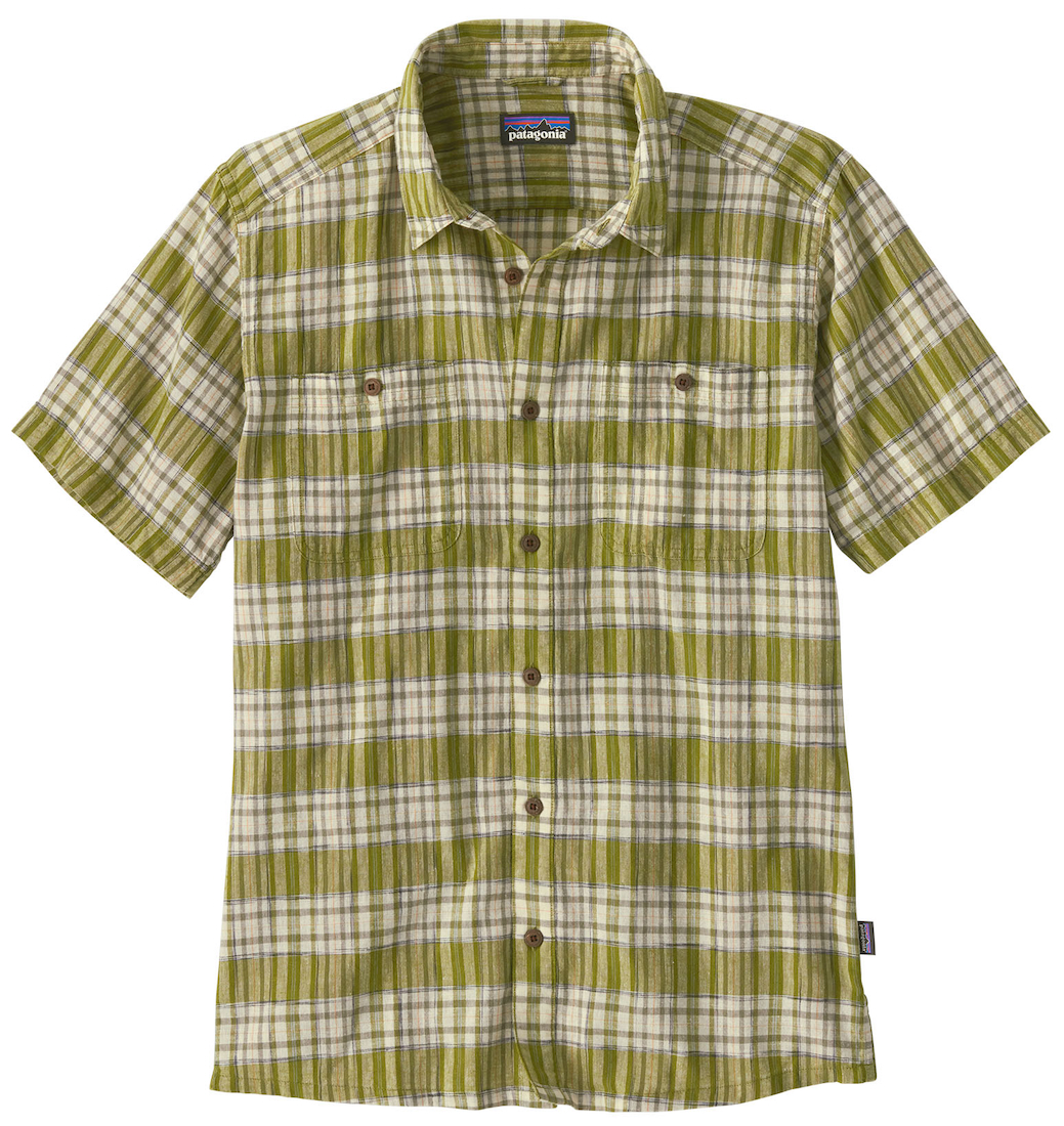 P-28167_Patagonia_Back_Step_Shirt_SLGR_ Patagonia M's Back Step Shirt SLGR - Sunlight: Graze Green