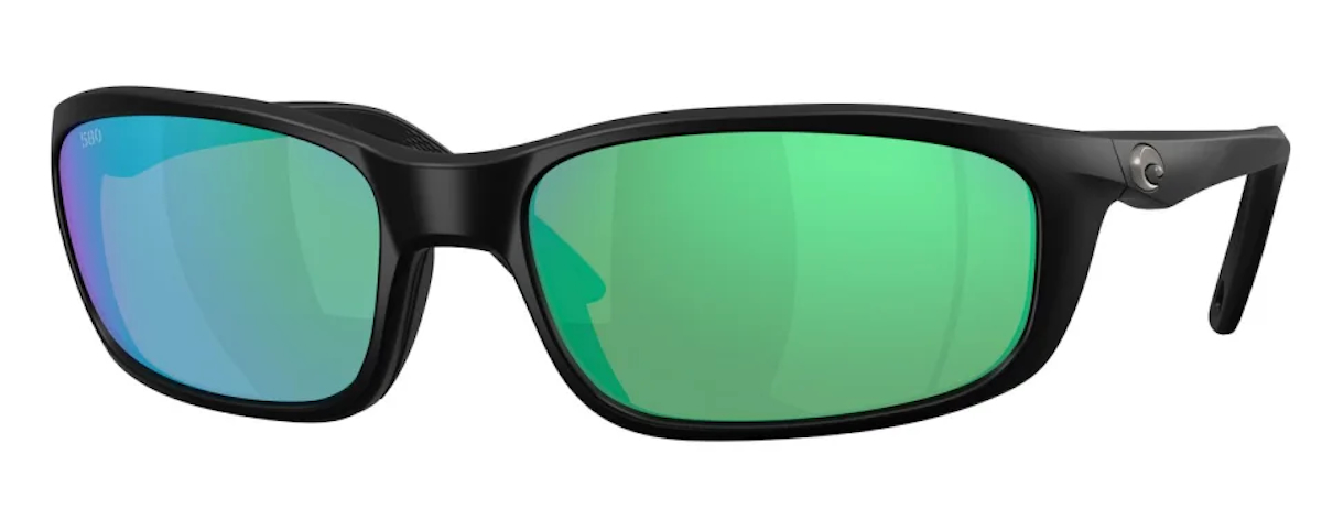 Costa Polarisationsbrille Brine II Matte Black Green Mirror 580P