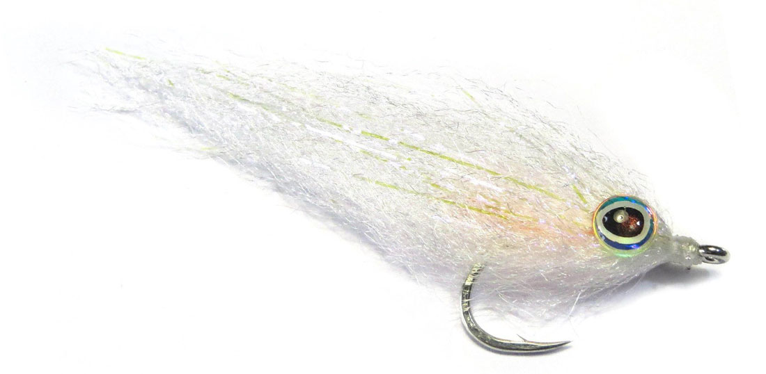 Fishient H2O Streamer - Mirror Image Bunker all white