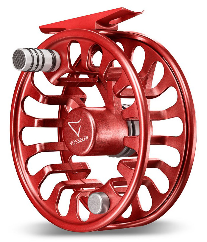 Vosseler Air One Fliegenrolle rot
