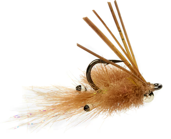 Fulling Mill Whites Hooligan Crab Tan #4 Trigger & Permit