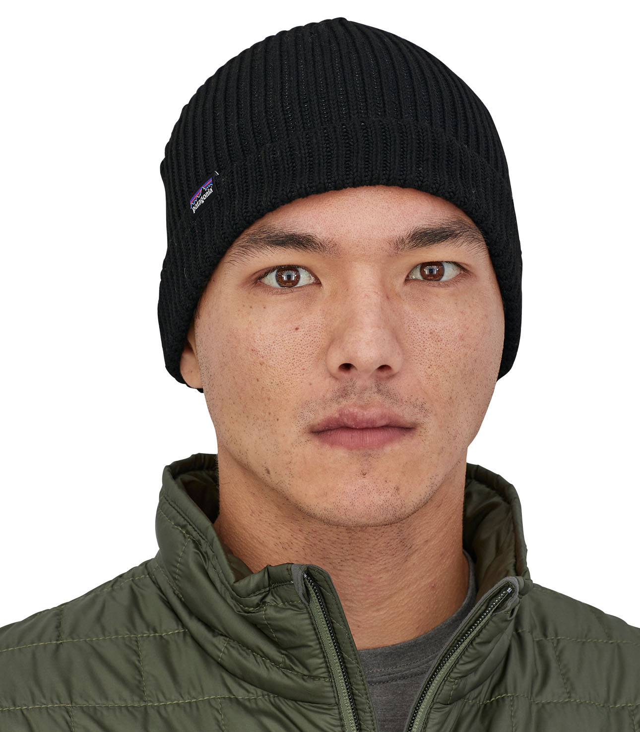 P-22776_Patagonia_Fishermans_Rolled_Beanie_BLK_3 Beispiel BLK