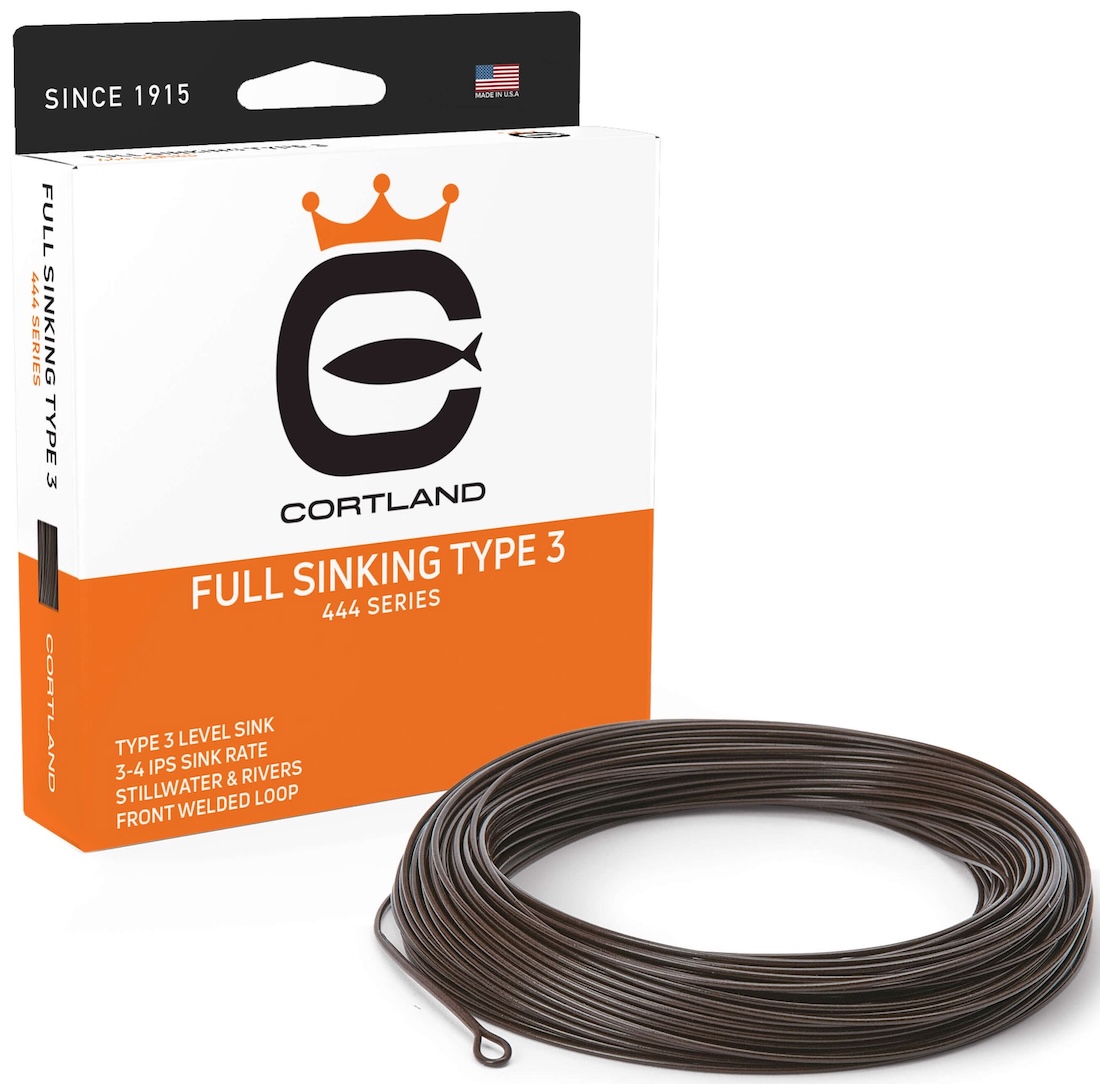 Cortland 444 Full Sinking Flyline Type 3 Brown Fliegenschnur