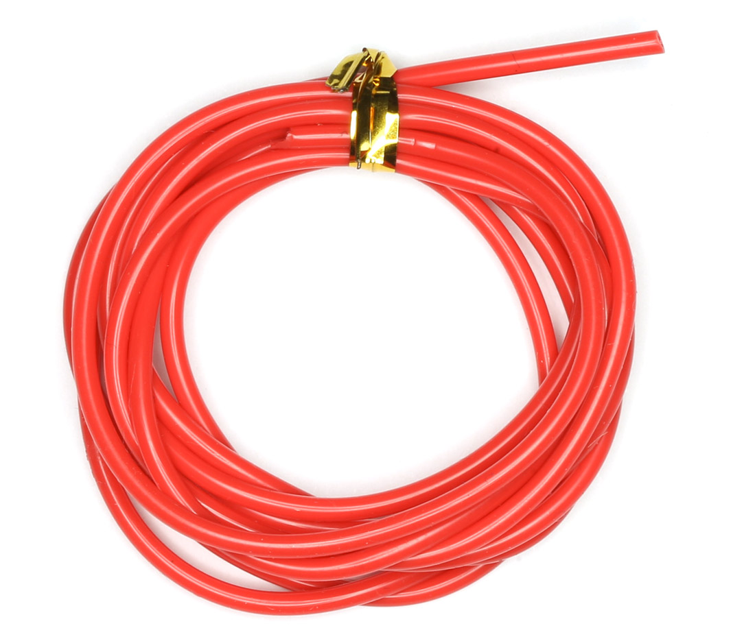 Partridge Silicone Tube red Schlauch für Tubenfliegenhaken
