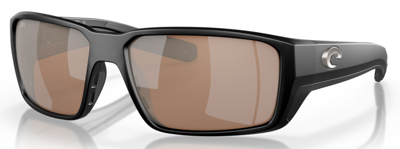 Costa_Faintail_Pro_Matte_Black_Copper_Silver_Mirror_1 Costa Polarisationsbrille Fantail Pro - Matte Black (Copper Silver Mirror 580G)