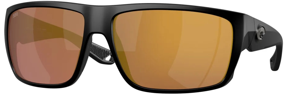 Costa Polarisationsbrille Fly Line Matte Black (Gold Mirror 580G)