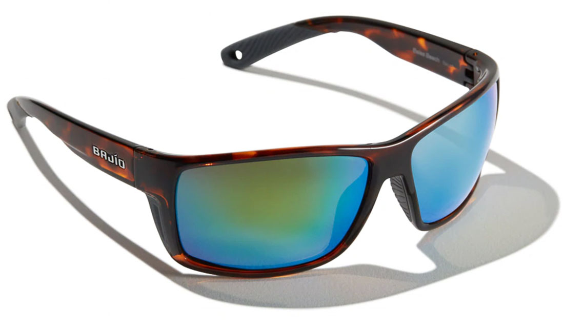 Bajio Polarisationsbrille Bales Beach - Dark Tort Gloss (Green Mirror PC)