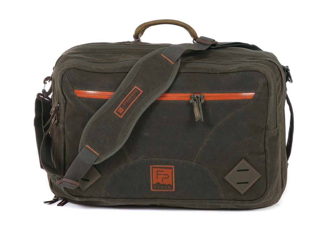 Fishpond Half Moon Weekender Reisetasche peat moss