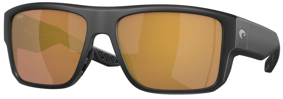 Costa Polarisationsbrille Taxman Matte Black (Gold Mirror 580G)