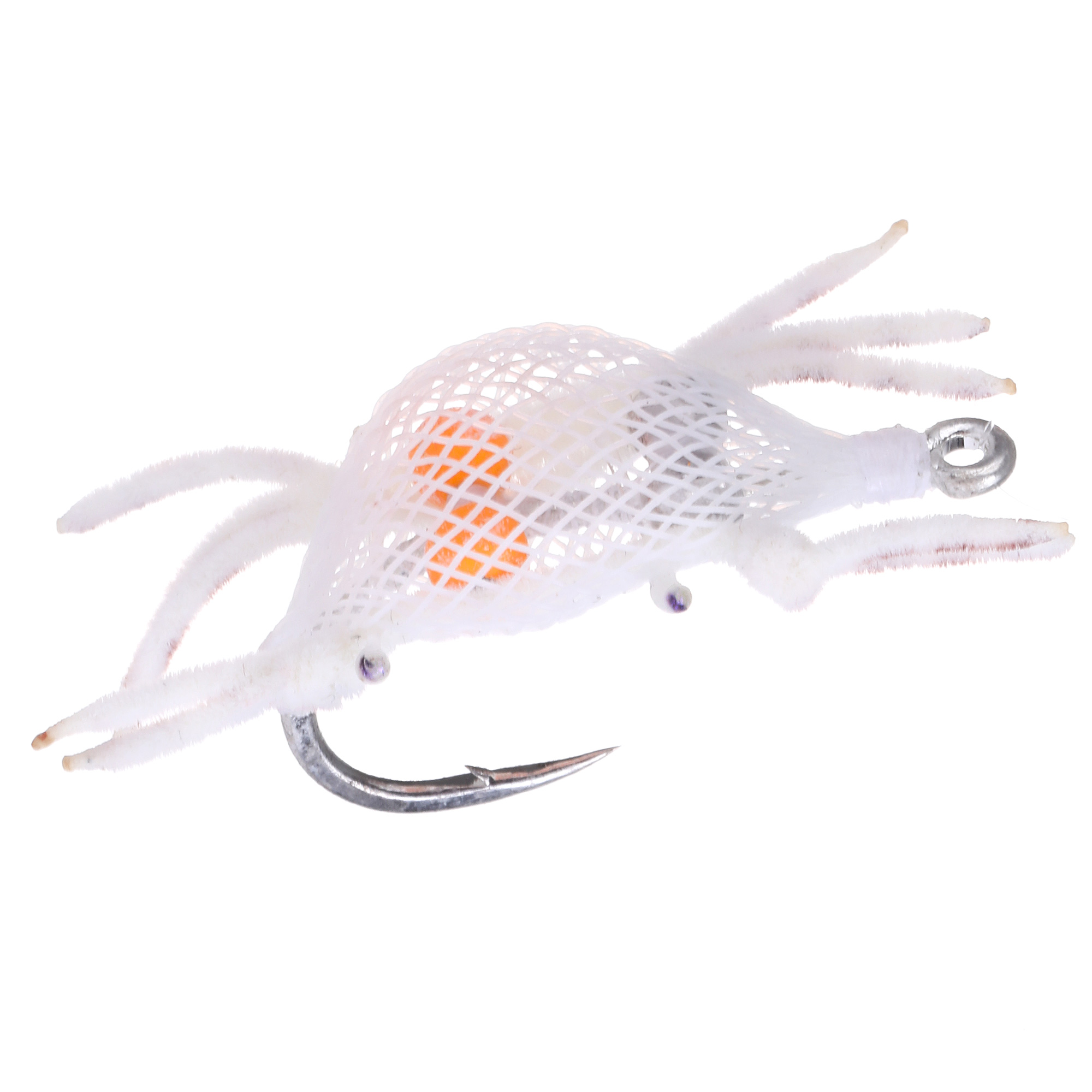 Superflies Alphlexo Crab Big Fish Clear White Barred Leg Orange Hotspot