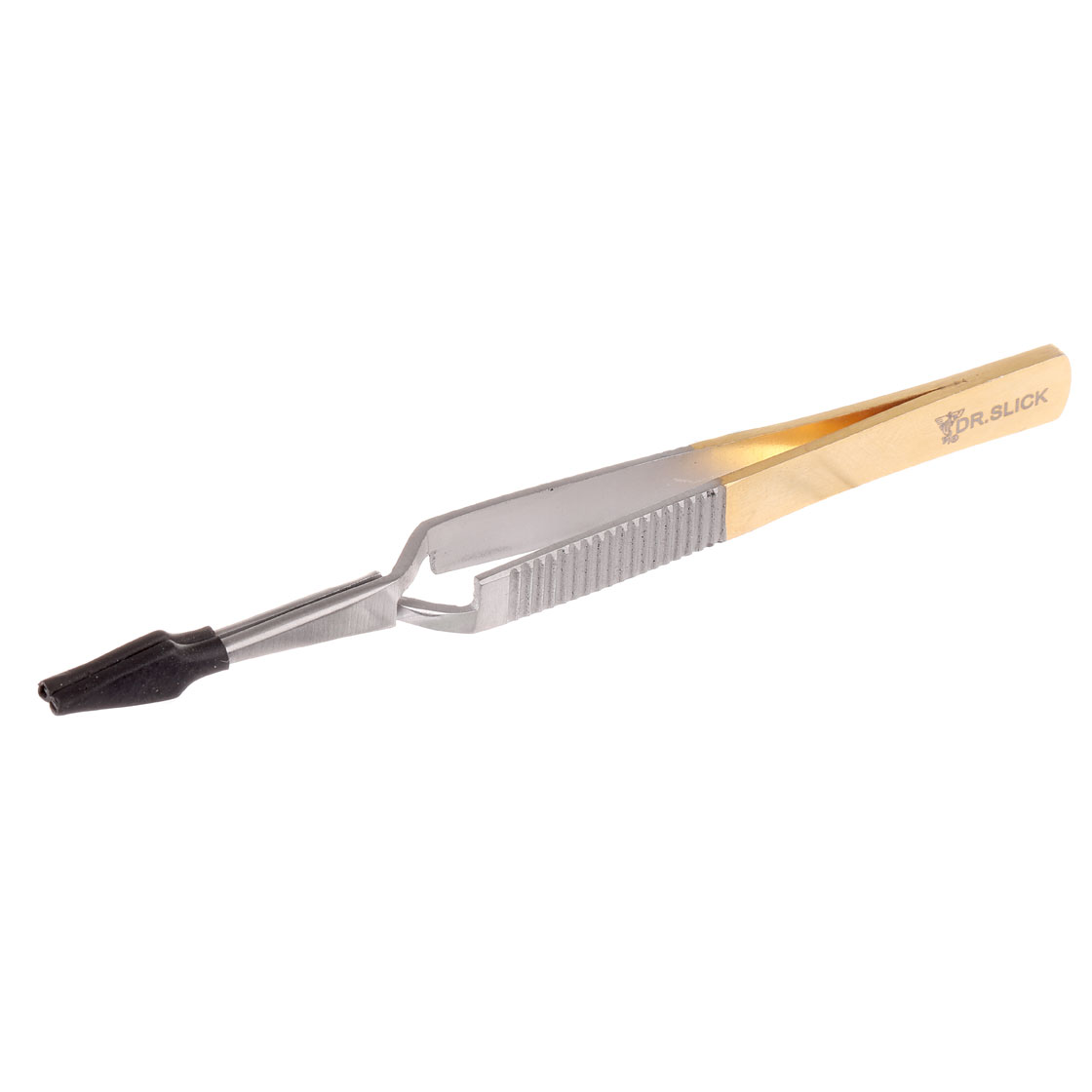 Dr. Slick Self Closing Bead Tweezer Pinzette gold & satin