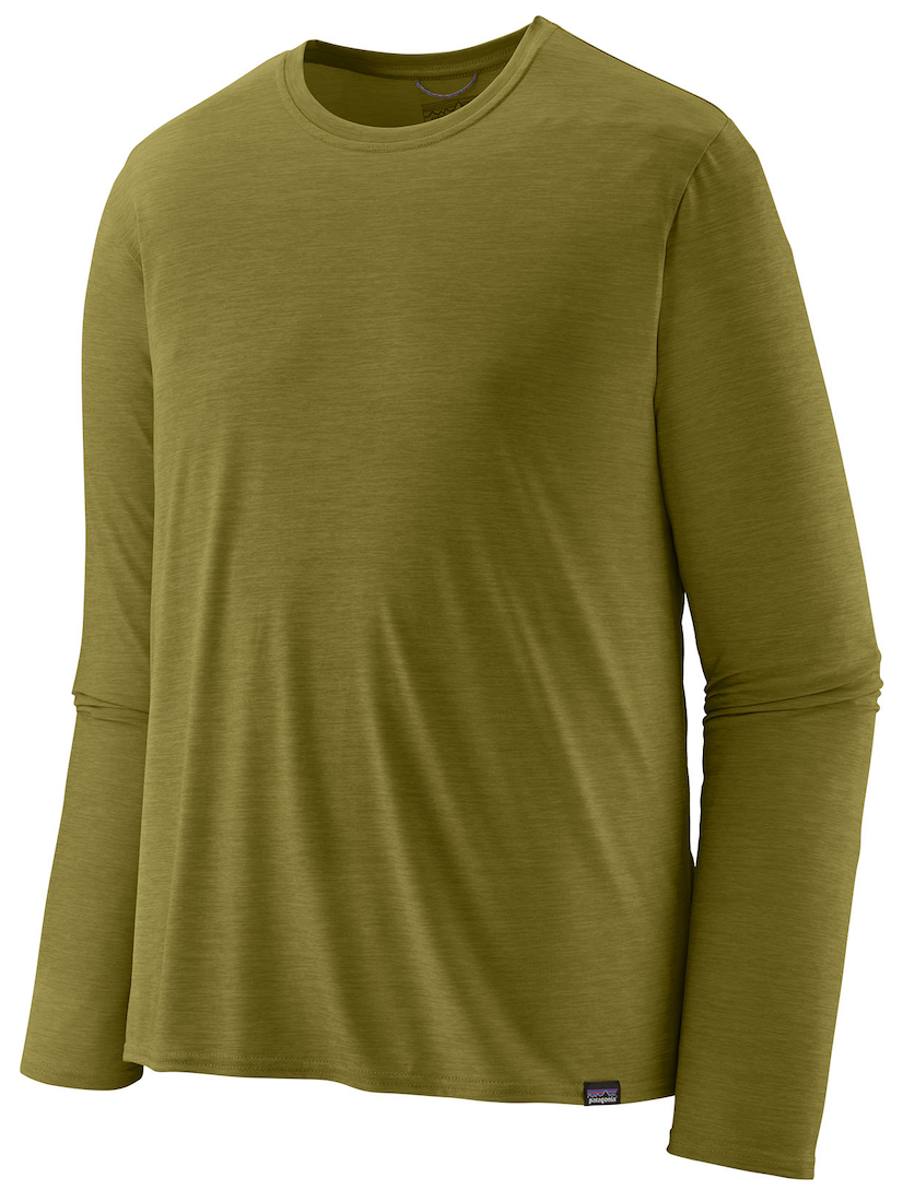 Patagonia M's L/S Cap Cool Daily Shirt GRZX - Graze Green - Light Graze Green X-Dye