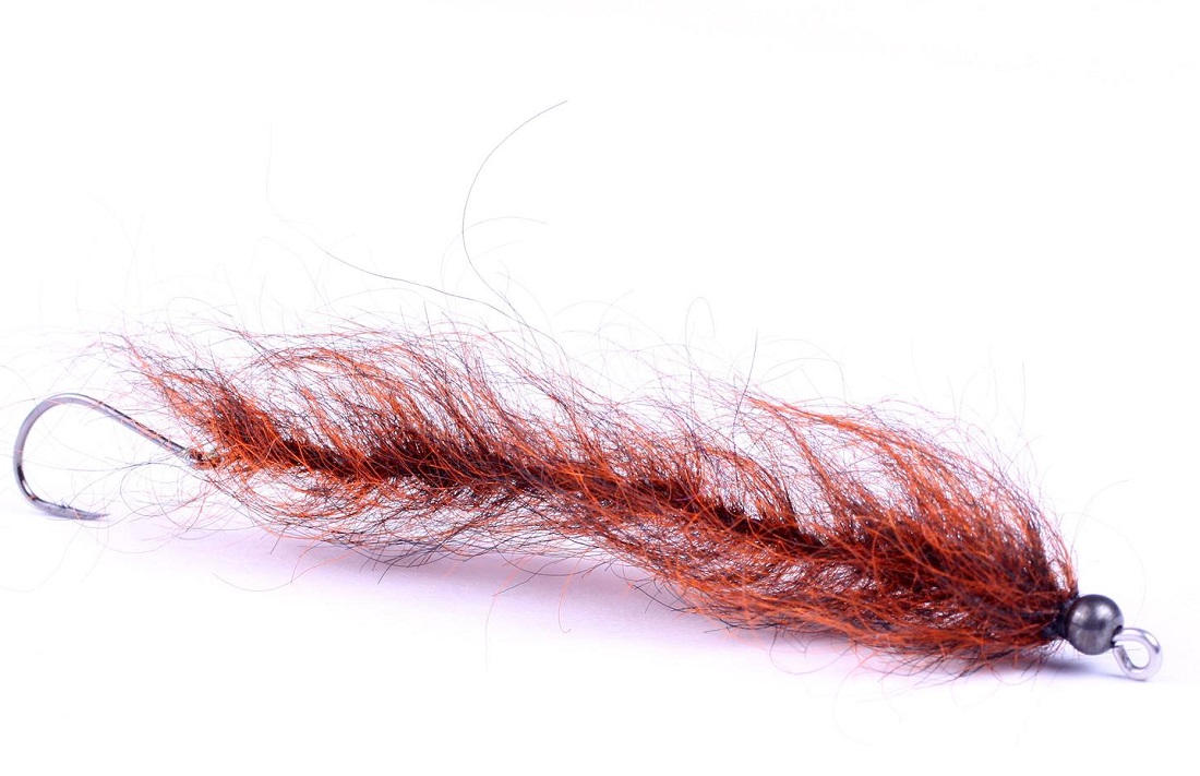 Guideline Meerforellenfliege - Borstemark hot orange/black