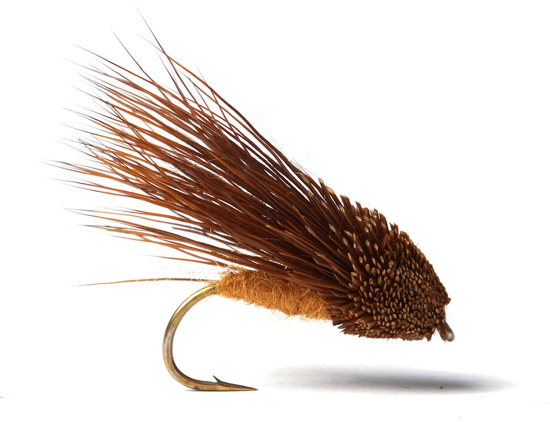 Guideline Trockenfliege - Streaking Caddis golden brown