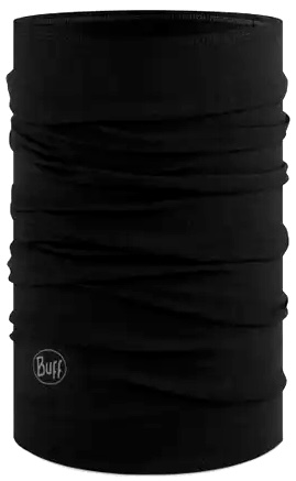 Buff® Merino Midweight Neckwarmer Solid Black Schlauchtuch